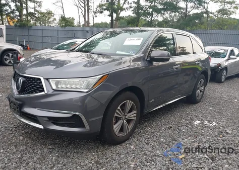 2020 Acura Mdx Standard z USA, uszkodzony, nr VIN 5J8YD4H36LL000327